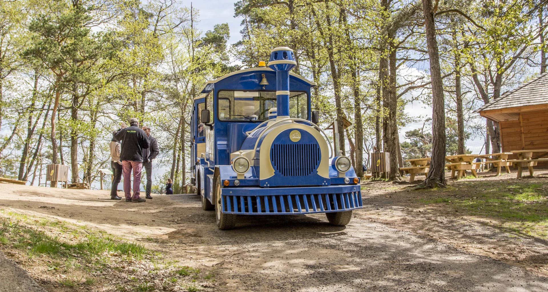 Le petit train du Parc Animalier d’Auvergne